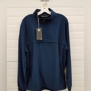 NWT Men’s Under Armour 1/4 Zip Pullover Blue Jacket Size Large